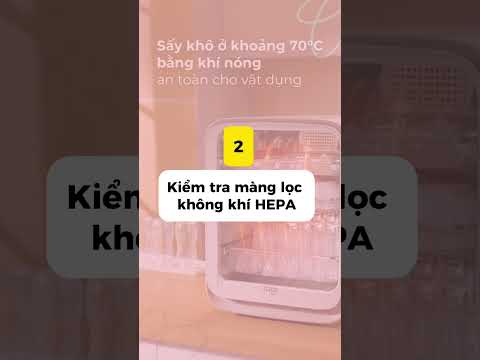 4 tiêu chí khi chọn máy tiệt trùng bình sữa.