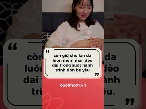 Mẹo nhỏ giúp mẹ chăm sóc da bụng bớt ngứa và hạn chế vết rạn.